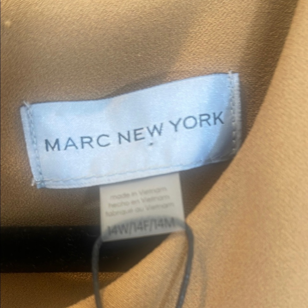 Marc New York Sleeveless Tan Midi Dress - Picture 3 of 11